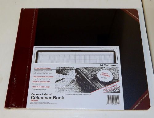 Boorum &amp; Pease 25-150-24 Bound Columnar Book, 24-Col, 150 pages, 12-7/8 x 15-1/8