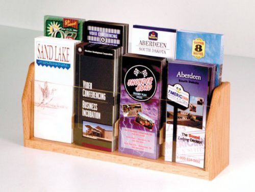 Brochure Rack - Countertop - Light Oak