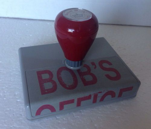 Bob&#039;s office. rubber stamp for sale