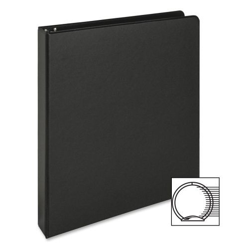 Business Source Vinyl Ring Binder -Letter- 1&#034;Binder -Vinyl- Blk- BSN09976