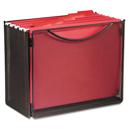 Desktop File Storage Box, Steel Mesh, 12-1/2w x 7d x 10h