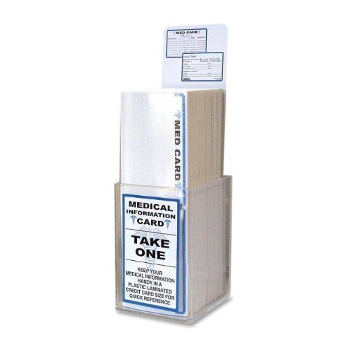 Tabbies Acrylic Emergency Information Card Display - 150 / Display (tab34652)