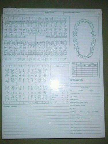 Medical Arts Press Dental Exam chart item #174-21151