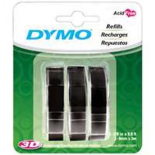 Dymo Embossing Tape Black 3Pk SANFORD CORPORATION Office Supplies 1741670