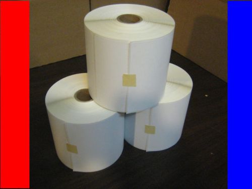 3 4x6 Zebra Direct Thermal Jumbo Rolls 400/1200 Labels