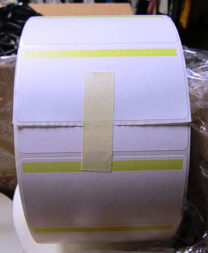 Self Adhesive Labels - 4 ROLLS- 4 x 2 inch- 3000 LABELS PER ROLL-12000 PER BOX