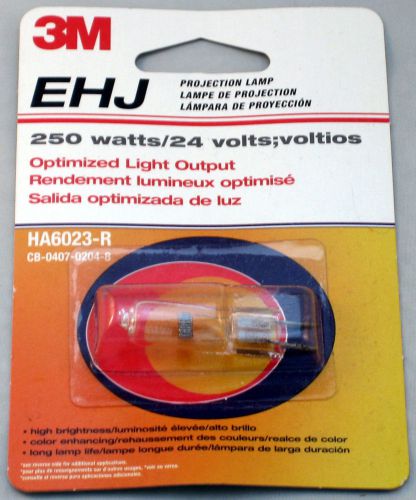 Nib new 3m ehj ha6023-r 250 watts 24 volts projection lamp optimized light bulb for sale