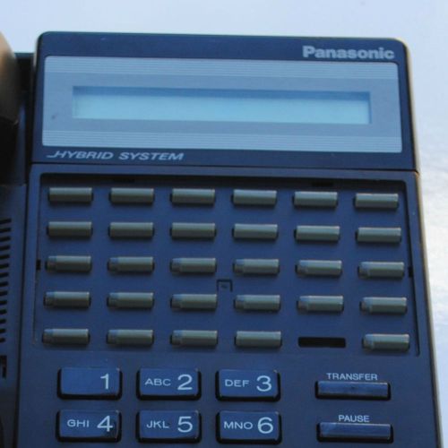 Panasonic Black LCD Display Speakerphone KX-T7130