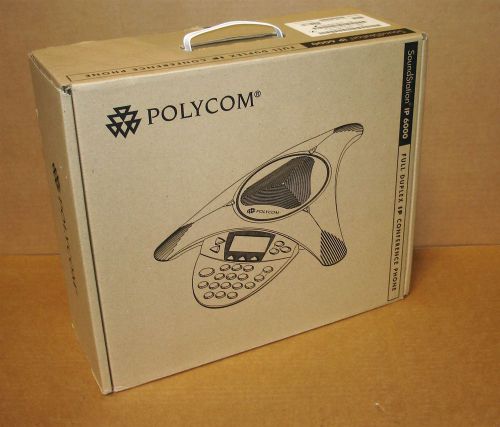 POLYCOM IP 6000 SOUNDSTATION CONFERENCE PHONE 2201-15600-001 NEW!