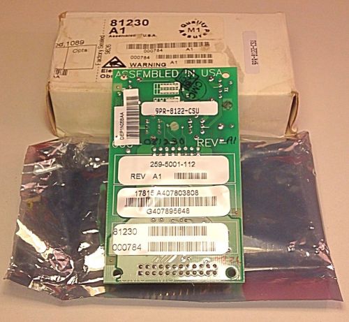 New ADC 259-5001-112  Mod 1089 9PR-8112-CSU T1/E1 Daughter Board for 81230