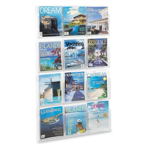 Safco saf5602cl 12 pocket magazine display for sale