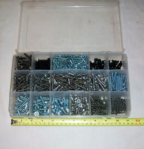 Huge assortment of security screw, tamper proof screws - stainless steel, zinc for sale