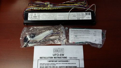 New Dual-Lite UFO-6W Black Lumens Fluorescent Lighting Ballast