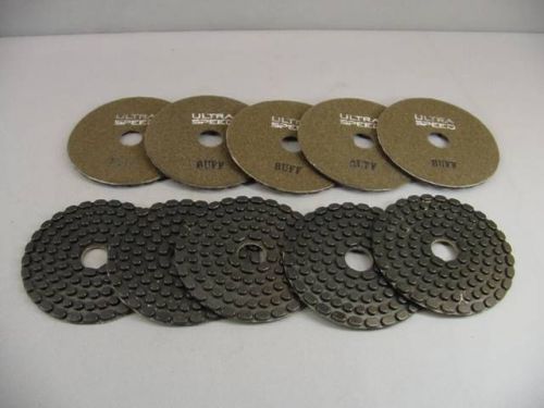 5” Ultra-Speed Wet Diamond Polishing Disc – 10 Pack #Black Buff (#44X10)