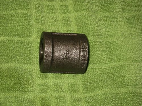 NIB LOT OF 20 - 3/4 INCH BLACK MALLABLE COUPLING