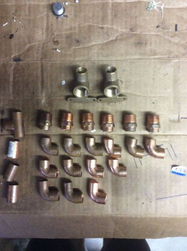 copper fittings lot 1/2&#034;