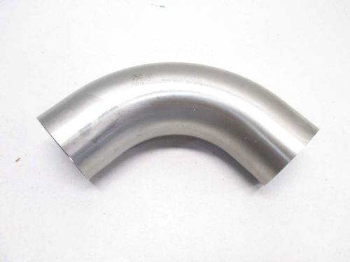 NEW WAUKESHA 898488-200 SANITARY TRI-WELD 90DEG STAINLESS 316 2 IN ELBOW D438413