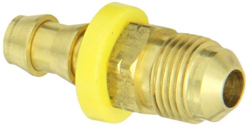 Anderson metals brass push-on hose fitting, connector, 3/8&#034; barb x 3/8&#034; 45 for sale