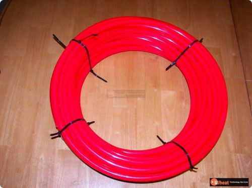 100 Foot Coil 1/2&#034; Red Oxygen Barrier Pex Tubing • Potable Hydronic Heat Systems