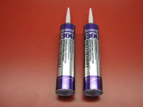 Geocel 2300 Constuction Tripolymer Sealant 10.3 oz. Tube - CLEAR 2 Tubes