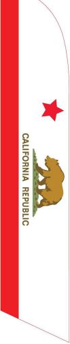 California super feather sign flag 15ft flutter swooper banner bnf for sale