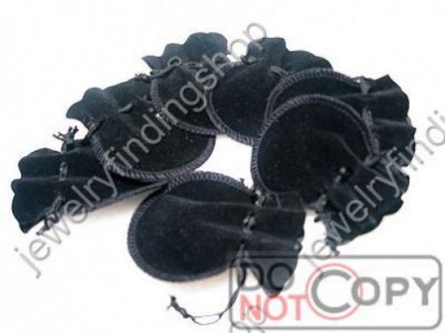 6dozens black 2.5&#034;x 3&#034; velvet jewelry pouch for sale