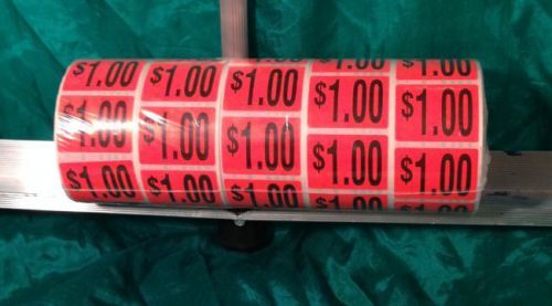 PRICE STICKERS $1.00 - 5 ROLLS - 500 STICKERS PER ROLL?