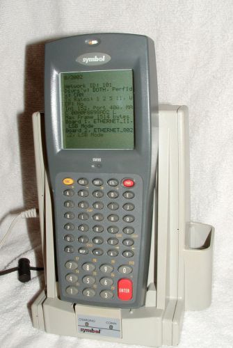 SYMBOL PDT6846-NIS642US 6846 BARCODE SCANNER w MODEL 3865 CHARGER