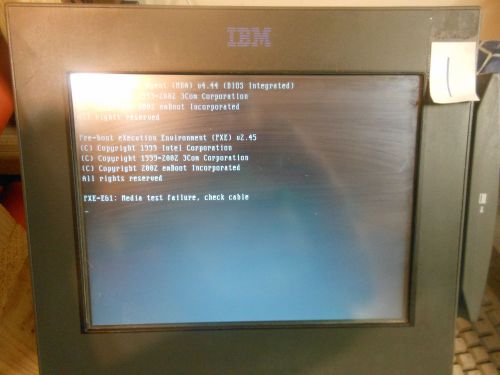 IBM POINT OF SALE (POS) TOUCH SCREEN REGISTER - POWERS ON