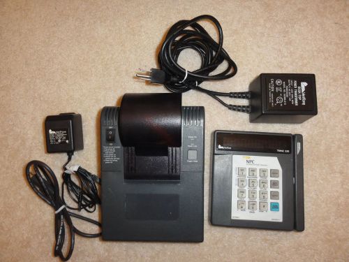 VeriFone Tranz 330 Terminal Reader  &amp;  Printer Model -250  With Power  supplies.