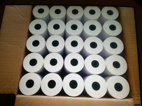 (50) 3&#034; x 100&#039; Bond Register/Receipt Tape Paper Rolls