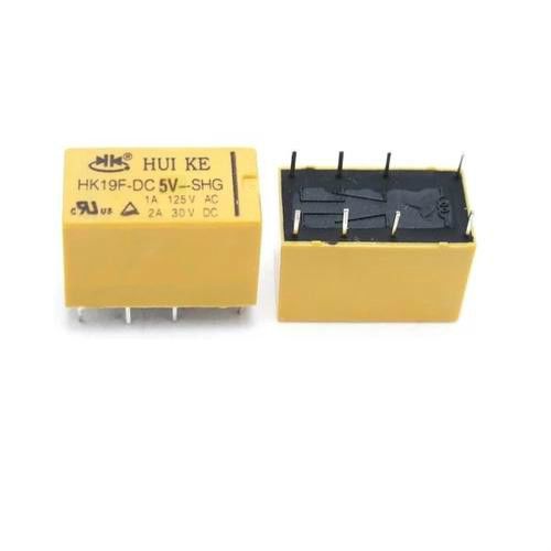 2 Piece HK19F-DC5V-SHG Branch Relay Switch 8 pin DPDT