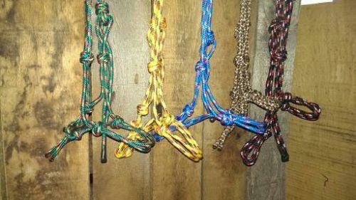 Goat halters , Custom handtied rope halters for goats