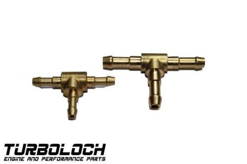 Hose Connectors Tee-Connector D: 0.15&#034; Brass