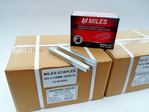 Carton of &#039;Miles&#039; Arrow T50 Rapid 140 Tacwise 10mm Staples (5040) x 20 boxes