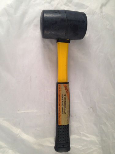 VALLEY RUBBER MALLET 12 OZ. FIBERGLASS HANDLE  HMFRM-12