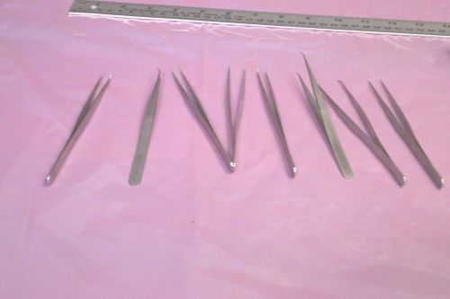 IDEAL-TEK 5SA TWEEZERS HIGH PRECISION ( LOT OF 8 )