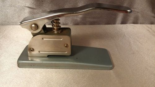 VINTAGE METAL SPRING LOADED HAND HELD PUNCH/SLOT PUNCH? MADE IN JAPAN