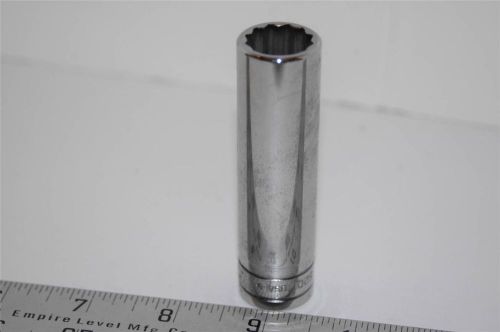 Snap On  Deep Socket 5/8&#039;&#039; 12 Point 1/2&#039;&#039; Drive SF201 Aviation Tool Automotive