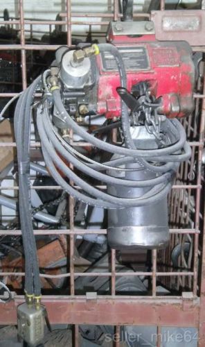 Ingersoll-rand aro 1/4 ton series 7700 roller chain hoist 7718e-2c10-k6s for sale