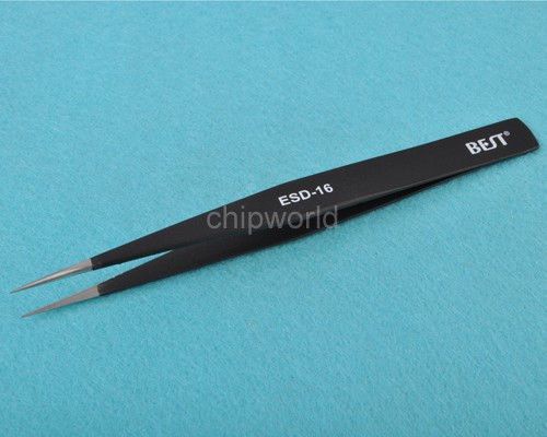 Antistatic Tweezer Non-magnetic Tweezer Straight Tip Tweezer BST ESD-16