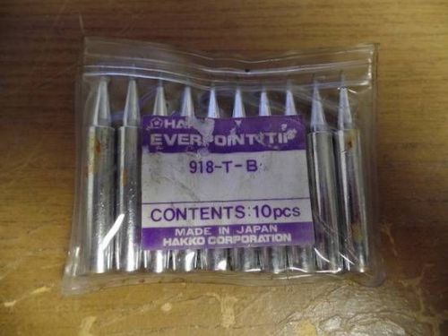 QTY 10 HAKKO 918-T-B SOLDERING TIP NEW