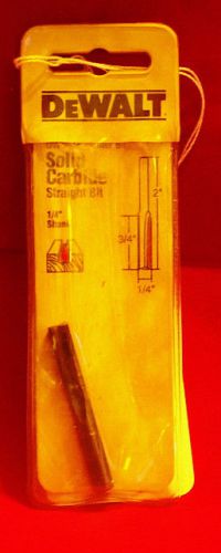 Dewalt Carbide Router Bit - DW6416 - 1/4&#034; Straight Bit