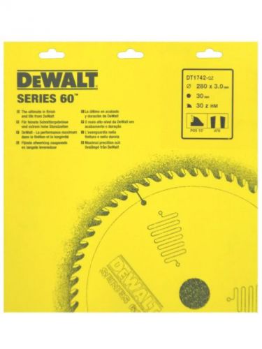 DEWALT DT1742 - 280MM CIRCULAR SAW BLADE 280 x 30 30T