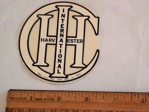 &#034;International Harvester&#034;  Smaller Round  Decal for Antique gas engine