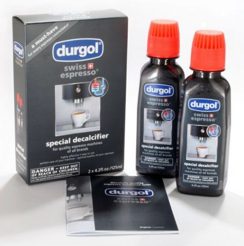 Durgol swiss espresso machine cleaner / decalcifier 3pk + 1 bonus bottle for sale