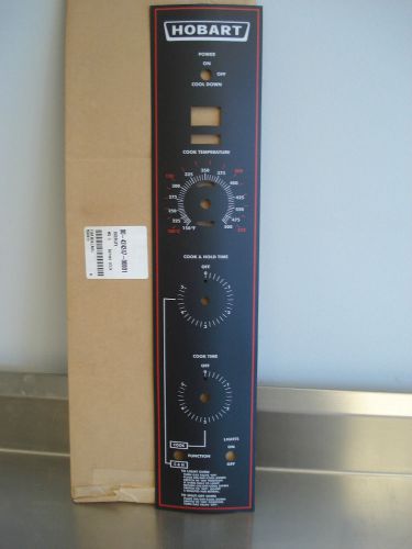 HOBART OVEN CONTROL PANEL OVERLAY DGC5 HGC5 part # 00-424247-00001