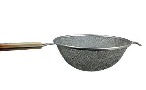 NEW Winco Strainer  8-Inch Diameter  Fine Double Mesh