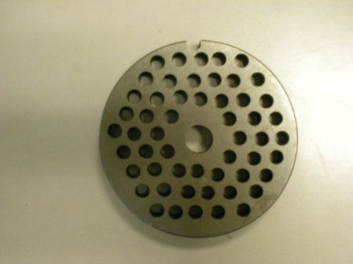 New 822GP Meat Grinder Plate  hub #22  3/16&#034; Holes