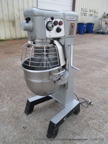 Hobart 30 qt dough mixer  115 volt w/bowl and one attachment,30qt d300t d 300t for sale